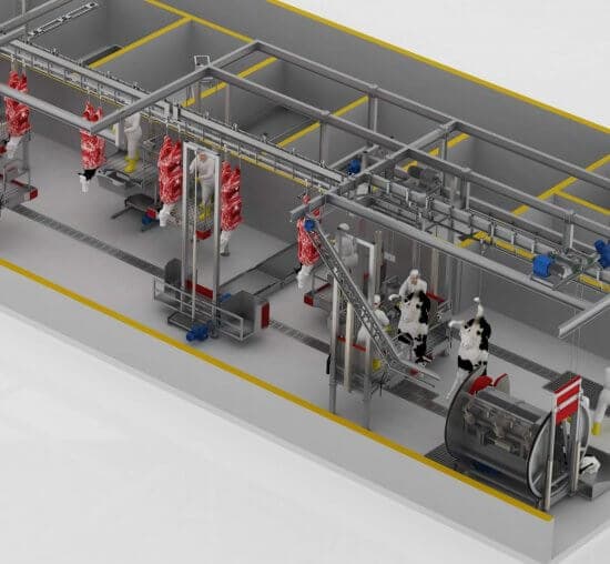 Stainless steel Professional Slaughterhouse Systems — slaughterhouse processing lines