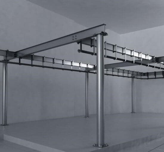 Stainless steel Cold Room Monorail and Twin Rail Systems — slaughterhouse processing lines