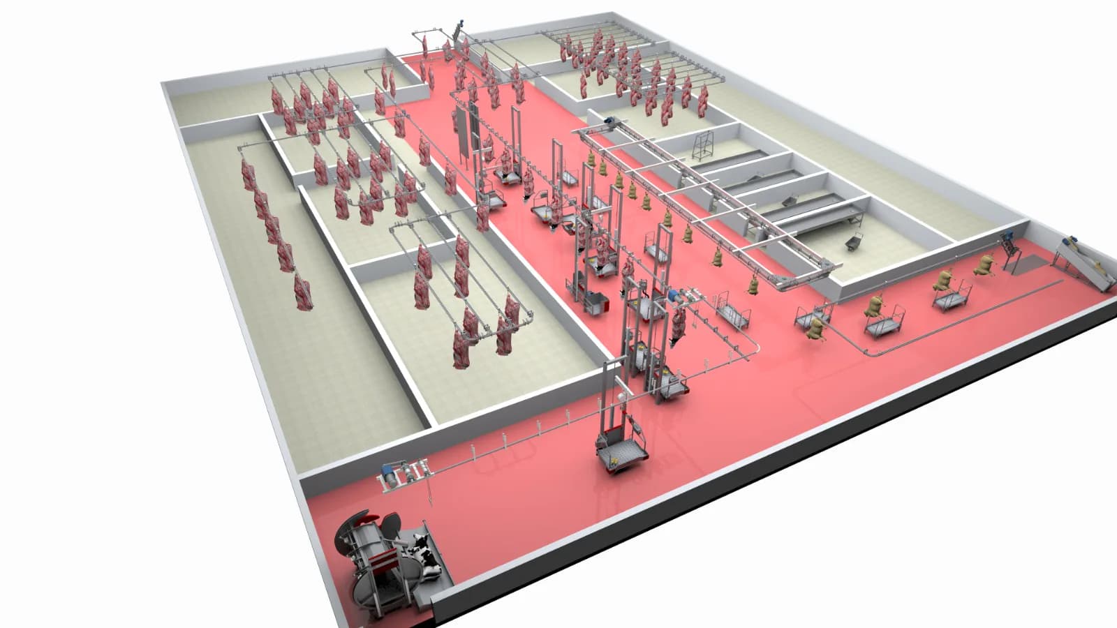 Conception 3D d’abattoir : 8 étapes critiques pour l’implantation de l’installation