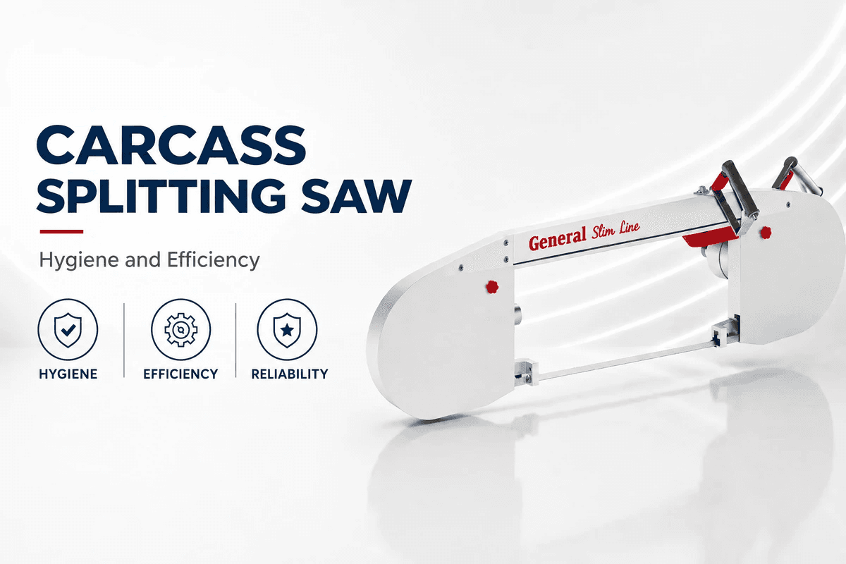 Aluminium Carcass Splitting Saw — cattle slaughter lines