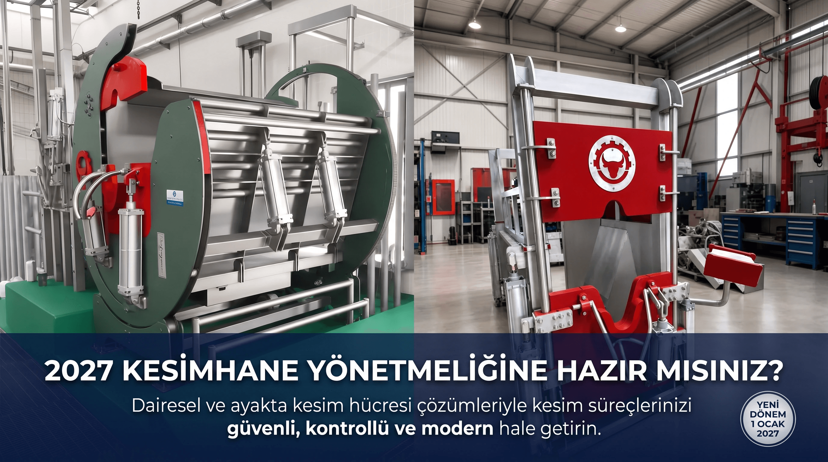 2027 Kesimhane Yönetmeliği: Kesim Hücresi Şartları ve Çözümler