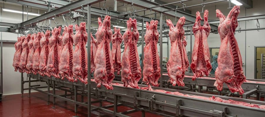 What Are Twin Rail Conveyor Systems in Slaughterhouses?