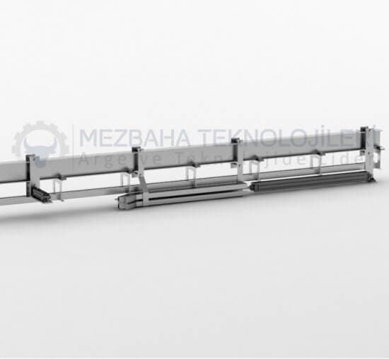 Stainless steel Pneumatic Machine for Hind Legs — cattle slaughter lines