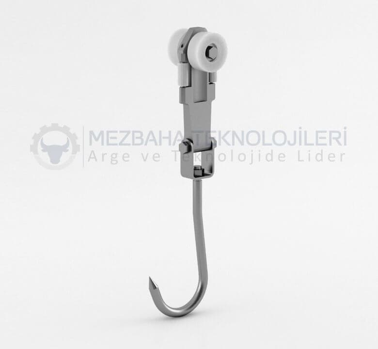 Stainless steel Twin Rail Hook — cattle slaughter lines