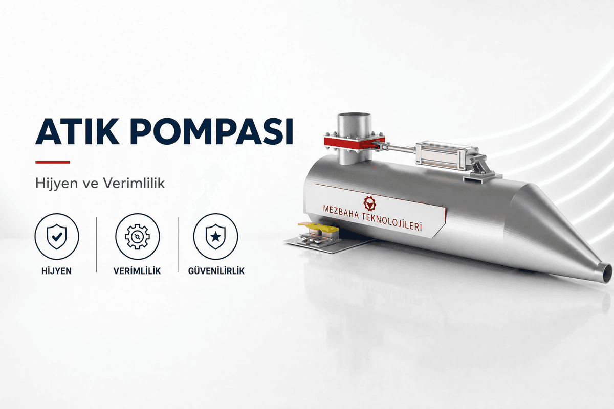 Pneumatic Slaughterhouse Tripe Waste Pump — cattle slaughter lines