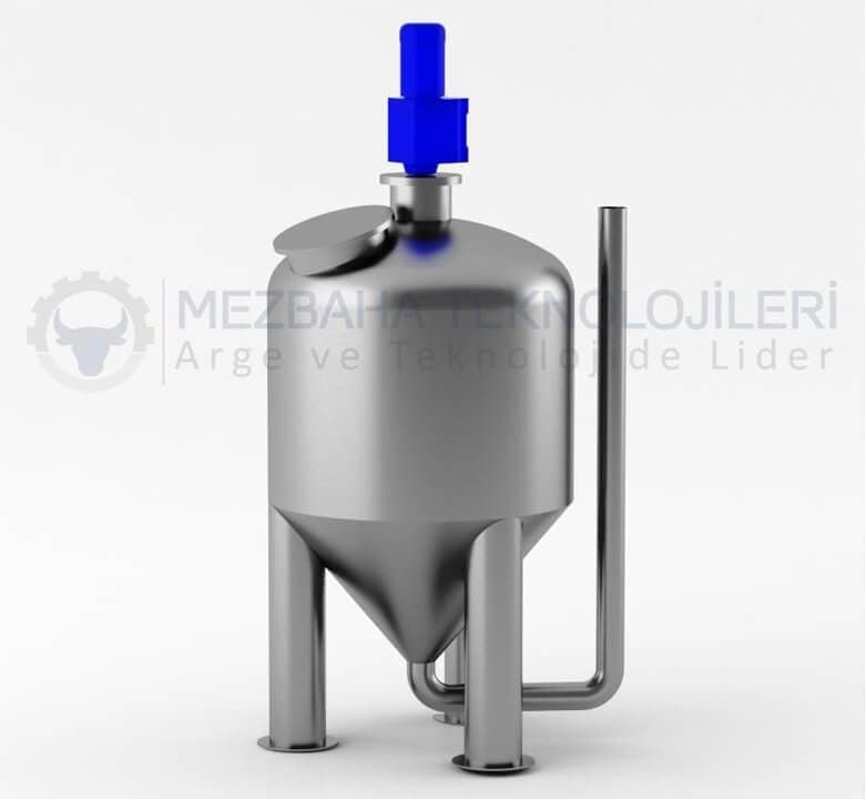 Galvanized steel Blood Tank — cattle slaughter lines