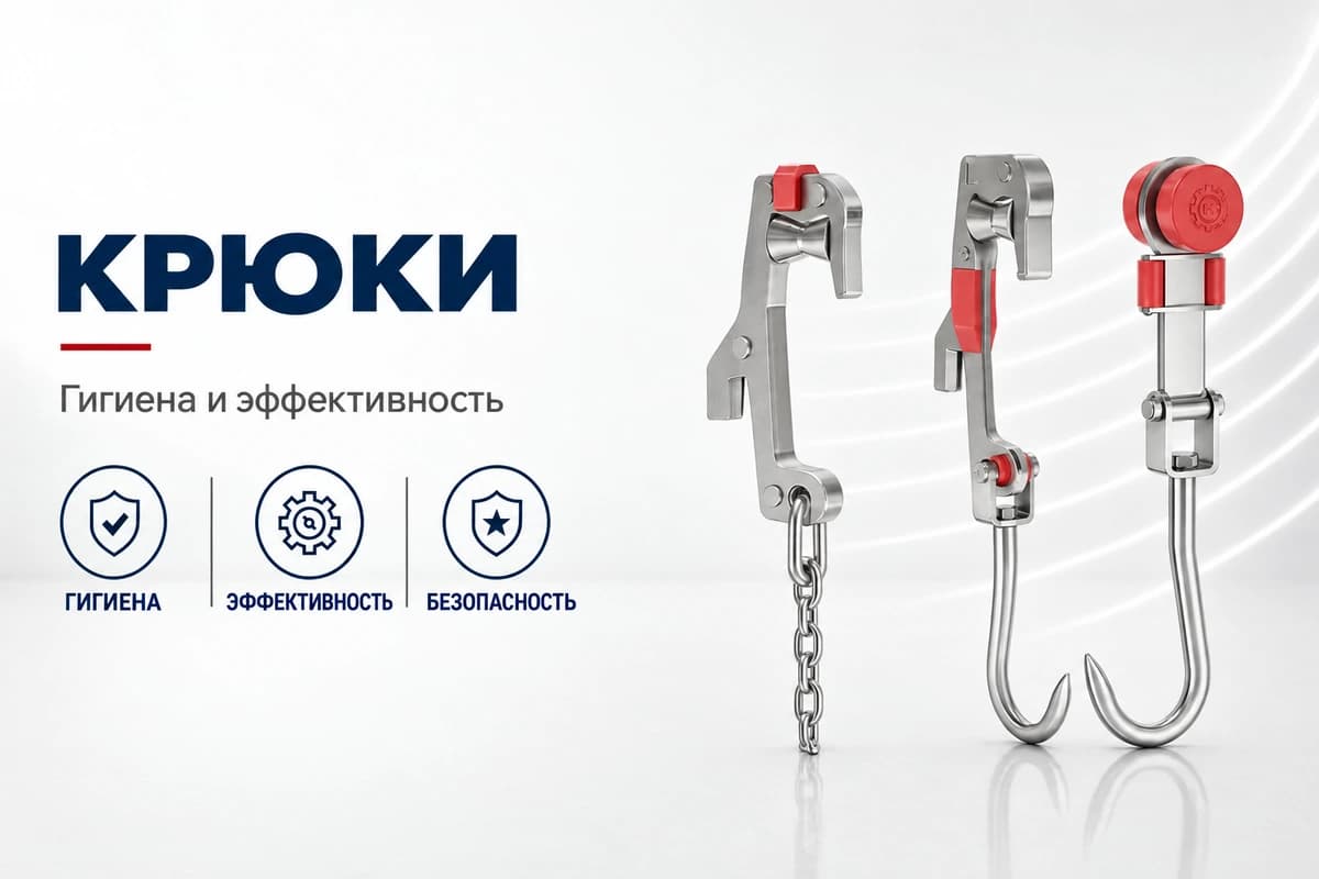 Нержавеющая сталь Крюки — линии убоя крупного рогатого скота