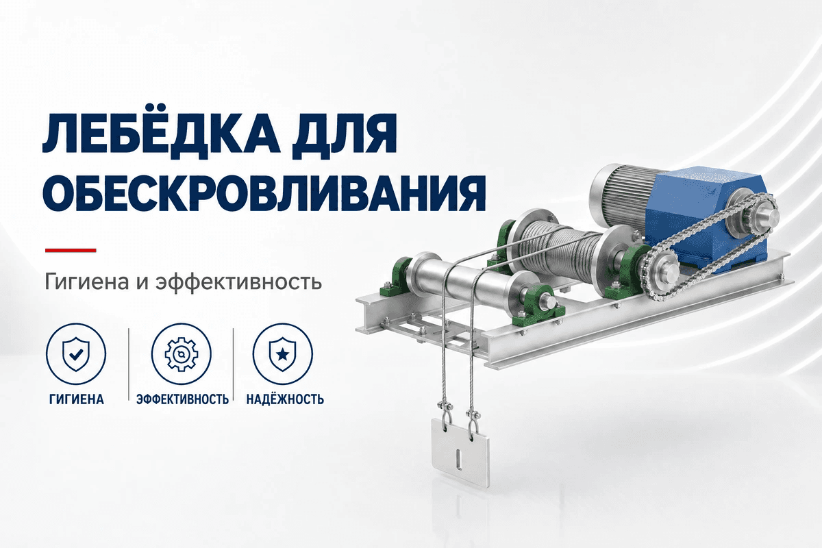 Кран для крови — линии убоя крупного рогатого скота