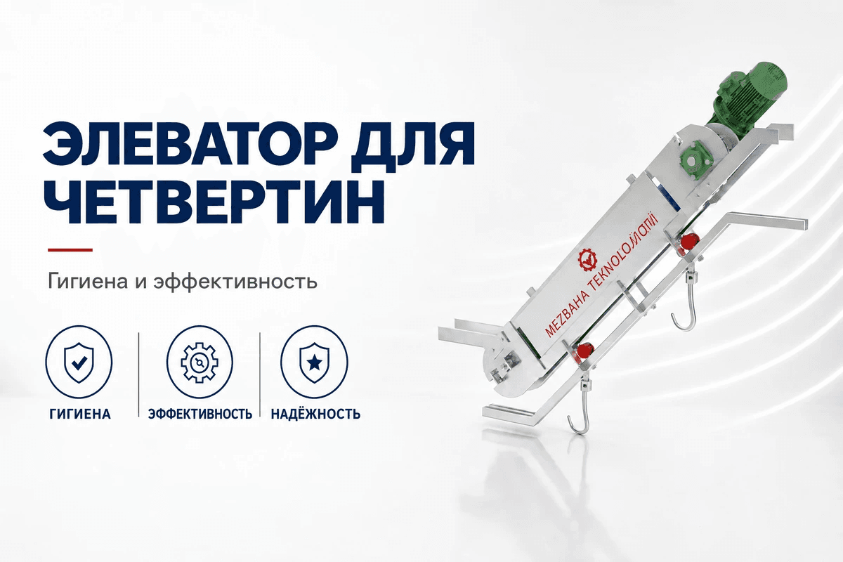 Линейная система лифта для четвертей — линии убоя крупного рогатого скота