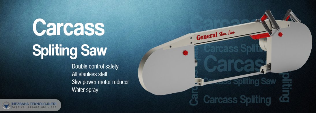 slaughterhouse carcass splitting saw