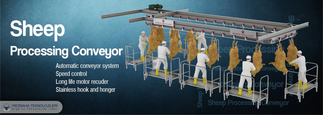 sheep processing conveyor