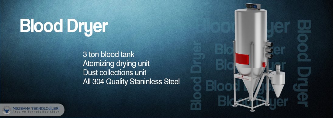 blood tank with drying unit