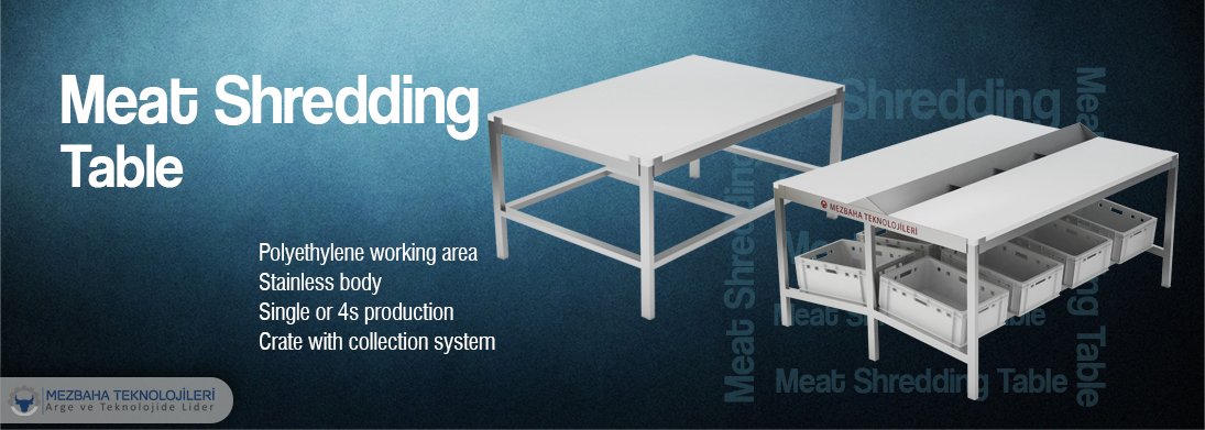 meat deboning worktable