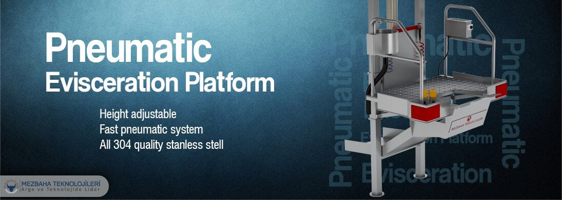 pneumatic evisceration platform