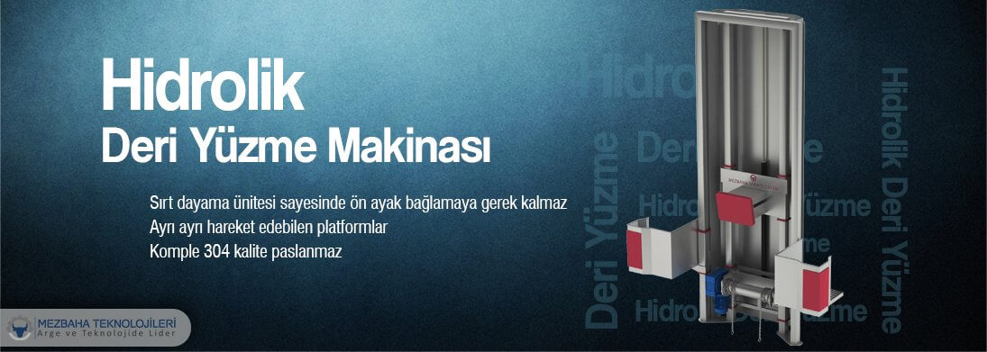 hidrolik deri yüzme makinası