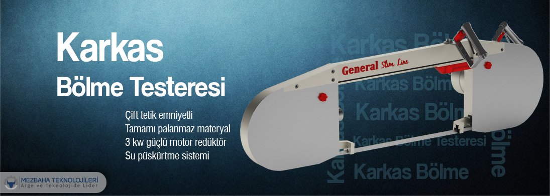 karkas bölme testeresi (slim line)
